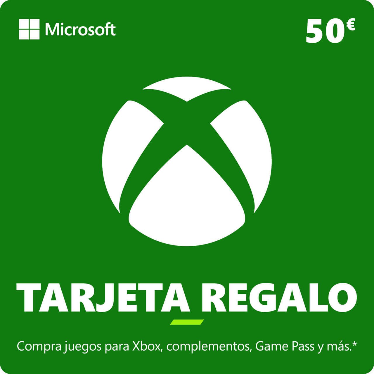 Tarjeta regalo Xbox Live €50